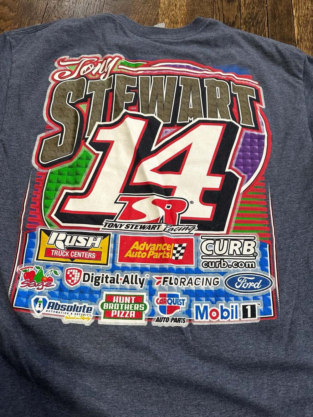 Tony Stewart #14 Sprint Car Racing Graphic T-Shirt Large